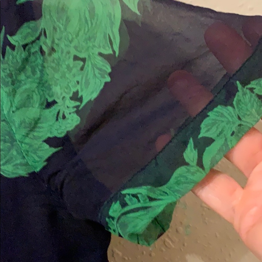J Crew Ruffle Neck Beanstalk Blouse View 3